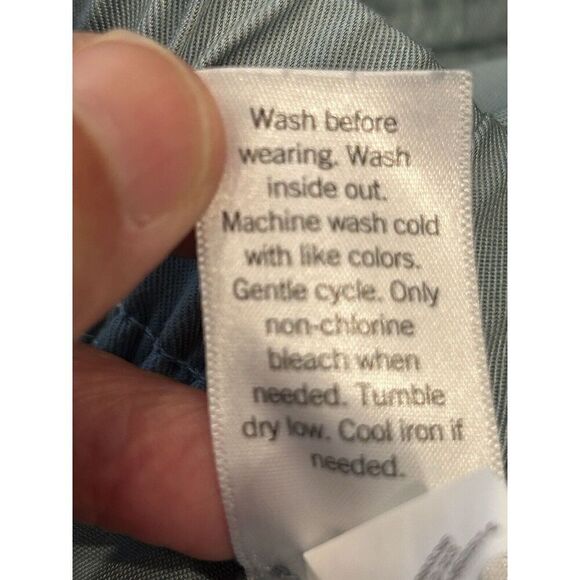 Croft & Barrow Women's Blue Pull On Relaxed Fit Pants L - Picture 6 of 6